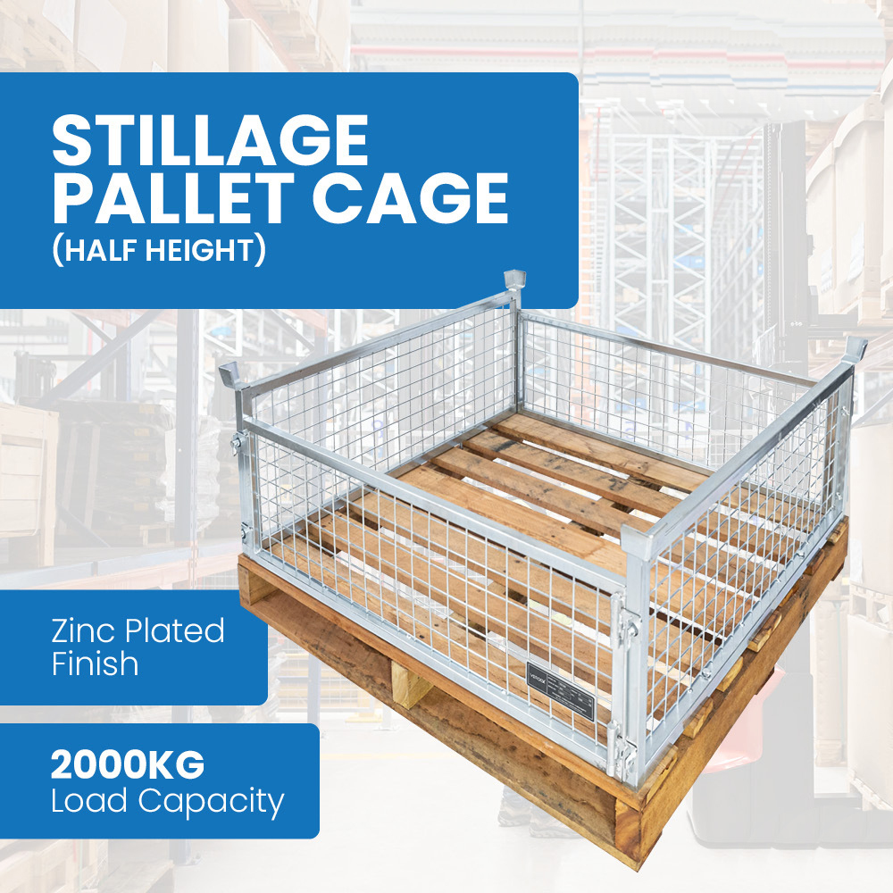 Lồng lưới gắn Pallet gỗ