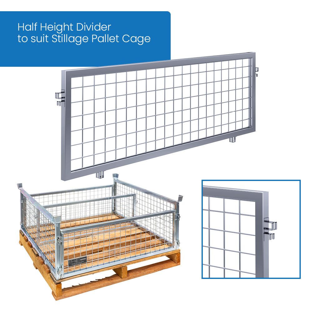 Lồng lưới gắn Pallet gỗ